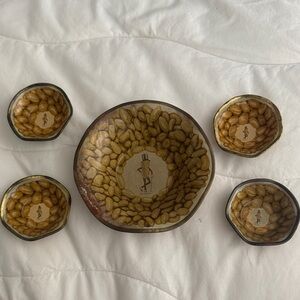 Vintage 1940’s 1950’s Mr Peanut metal bowls